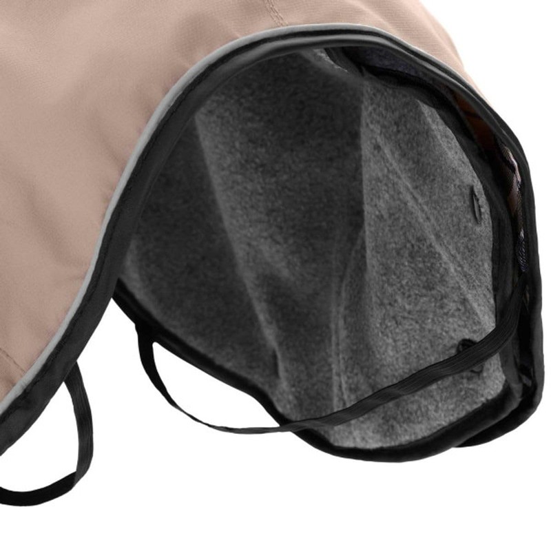 HUNTER UPPSALA Waterproof Reflective Dog Coat 50 Taupe