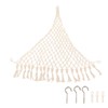 Stuffed Animal Hammock Hand Knitted Bohemian Style Cotton Rope Widely
