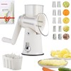 BSFRNF 5 In 1 Rotary Cheese Grater Vegetable Slicer for