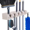 HYRIXDIRECT Broom Hanger Wall Mount Broom and Mop Organizer Wall