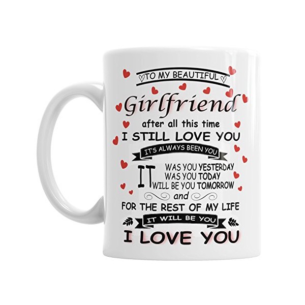 to My Beautiful Girlfriend Mug Office Coffee Tea Cup Present