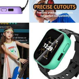 Hianjoo Pack of 5 Case with Screen Protector Compatible with Xplora XGO3, All-Round Cover PC Screen Protector Case, Protective Case Compatible with Xplora XGO 3