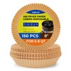 Vailnd Air Fryer Liners Disposable for Ninja, 150 Pcs 8In