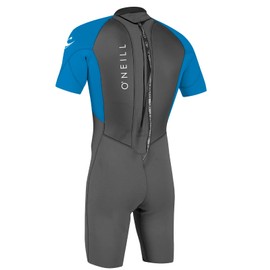 O'Neill Reactor 2 Kids Shorty Wetsuit 4 Graphite/Brite Blue (5045IS)