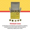 School Smart Prong Fasteners, 1/2 Inches, Size 2, Brass Plated,