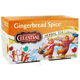 Celestial Seasonings Holiday Tea Gingerbread Spice Herb Tea, 20-count (Pack of 2)