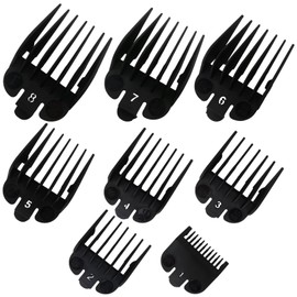 2025 8-Pack Professional Hair Clipper Guide Combs Set for W*ahl6102, 2150, 2151, 2171, 2170, 2160, 2110, 21062, 6130, 8591, 8148, 1919, 8504, 6200, 6211, 2240, 2241, 2111 by MIFADLE