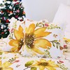 EVENHUG 100% Cotton Quilt Queen Size Yellow Sunflower Bedding Set
