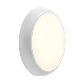 Saxby 95539 Hero Gloss White Outdoor IP65 Light Colour Changing Technology LED Bulkhead
