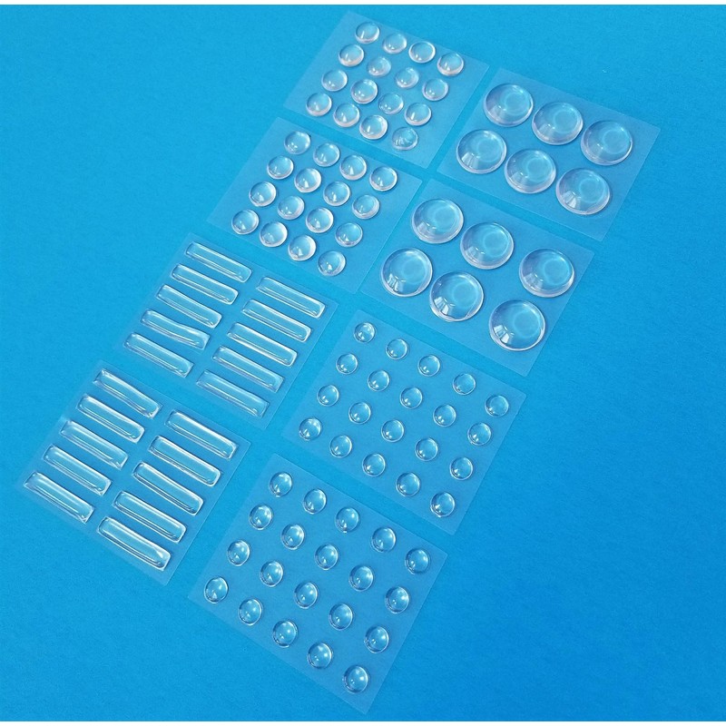 HushBumps Ultra-Quiet Gel Bumpers - 104 Piece Value Pack -