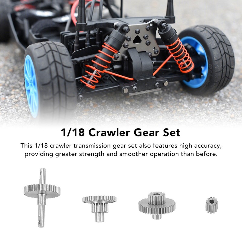 RC Crawler Gear Set Stainless Steel Easy Installation Light Precise