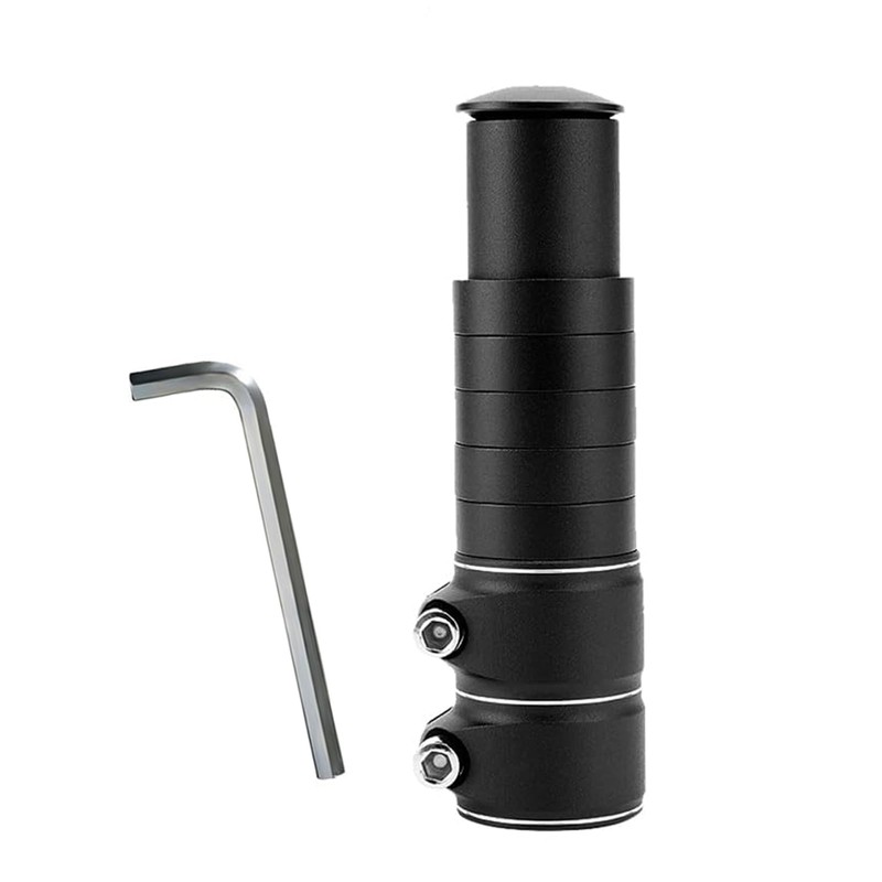 Megcdtr Bike Stem Riser, Bicycle Handlebar Stem Extender, Aluminium Alloy
