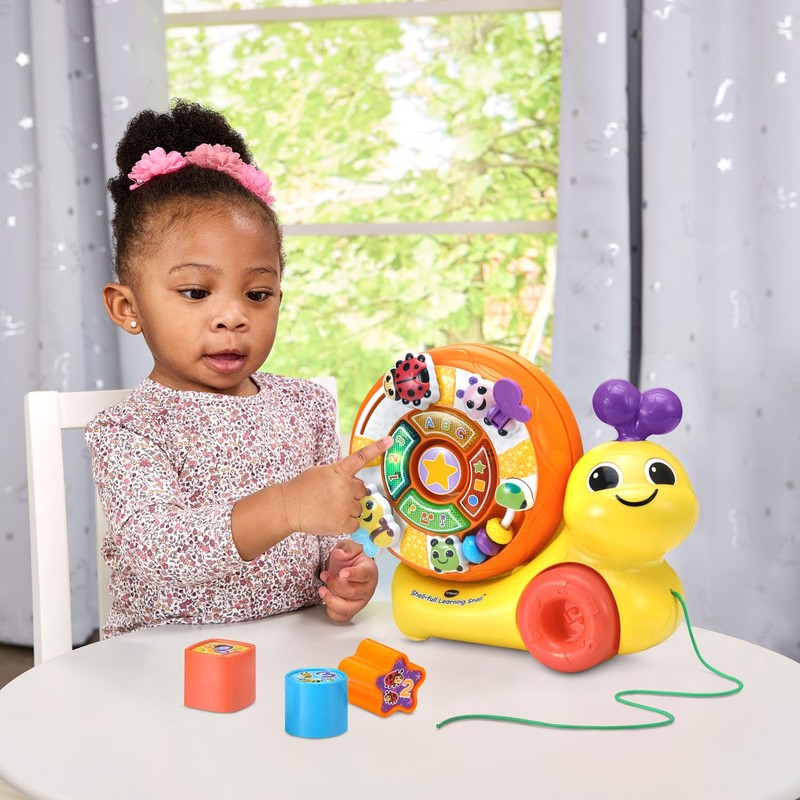 VTech Shell-full Learning Snail Pull Toy for Toddlers