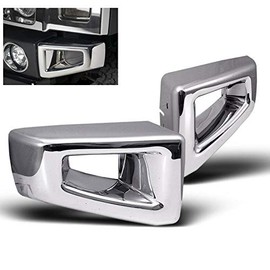 Chrome Front Bumper Guard Cover Set Compatible with Hummer H2 2003-2009