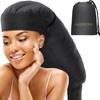 Large Hooded Hair Dryer Bonnet Attachment w/Integrated Headband - Reduces