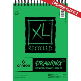 Canson XL Reciclado Bristol, 0, 0, 9" x 12" (23 cm x 30 cm), 1