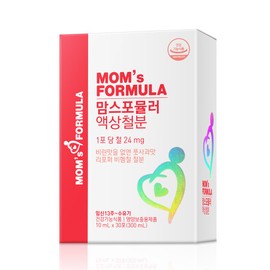 Moms' Formula Liquid Iron Supplement for Pregnant Women - 1 Month Supply, 30 Servings, 1 Unit
