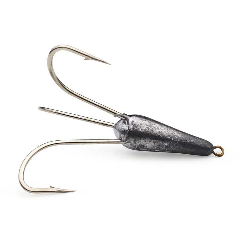 2pcs Snagging Hooks Snagging Weighted Treble Hooks Large Fishing Hooks
