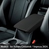 Rifoda Center Console Armrest Cover Suitable for 2024 Subaru Crosstrek