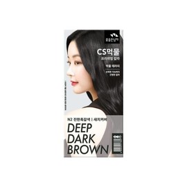 CS 꽃을든남자 CS먹물 프리미엄 칼라크림 진한흑갈색(N2) Flower Man CS Mool Premium Color Cream Dark Brown (N2)