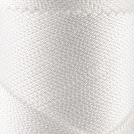 Sensy Premium 2 mm 230 Metres Polyester Rope, 100% Polypropylene Cord Macrame Cord 2 mm Crochet Bag Cord Macrame Rope Crochet Yarn Gift for Knitwear (White)