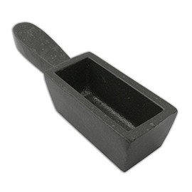Jewellers Tools 7oz CAST IRON INGOT MOULD Silver & Gold Bar Melt Scrap Casting Tool (200gms)