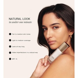 Skye Color Changing Magic Foundation, Colour Changing Foundation, All Day Flawless Warm Skin Tone BB Cream Makeup Base Concealer, Long Lasting Color Match for Face for All Skin SPF15