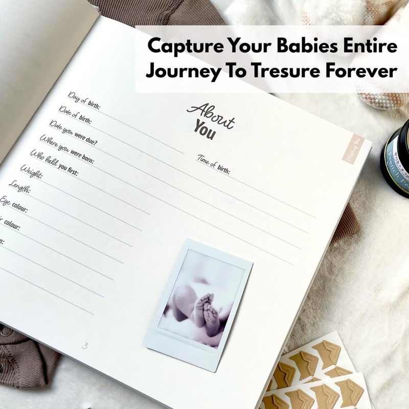Baby Journal – Memory Book for New Mum & Ideal