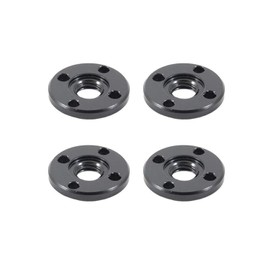 (4pcs) N134467 Angle Grinder Hex Hole Flange Nuts Replace DEWALT 5/8""-11 Angle Grinder Flange Nuts, Black