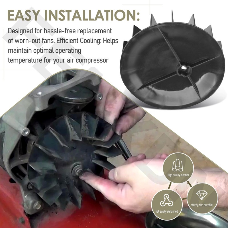 AC-0108 Air Compressor Fan 5.75" OD Replacement for Craftsman DeVilbiss