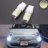 2pcs Xenon White High Power 102-SMD LED Bulbs for Fiat