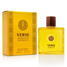 Verse Adonis Energetic for Men - Long-Lasting Fresh Fragrance, Bold & Invigorating Scent, Perfect for Day & Night Wear, Energizing & Powerful Aroma, 3.4 Fl Oz (100ml) Eau de Parfum Bottle Spray Par