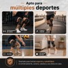 Rodilleras Gym 2 Piezas, Compresión Ajustable (Estilo A, Amarillo, L)