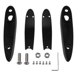 XMT-MOTO Turn Signals Extension License Plate Kit Fit For Harley Softail Heritage 2000-2023,Gloss Black