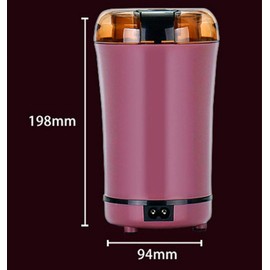 Grinding Machine, Food Mill, Fine Grinder, Seasoning Grinder, For Household Use, Small Mill, 150 W, 304 Stainless Steel, Automatic Grind, One-Touch Automatic Grind, Easy to Clean, Suitable for Bean