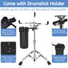 Youeon Snare Drum Stand with Drum Sticks Holder, Double Braced