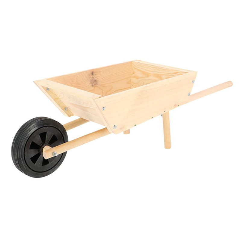 Esschert Design Children’s Wheel Barrow, Wood, 37.6 x 12.9 x