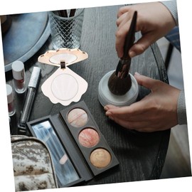 Polvo Iluminador Beige Fácil de Llevar y Remover, Paleta de Maquillaje Natural para Contorno Facial y Resaltador, Adecuado para Jóvenes y Principiantes