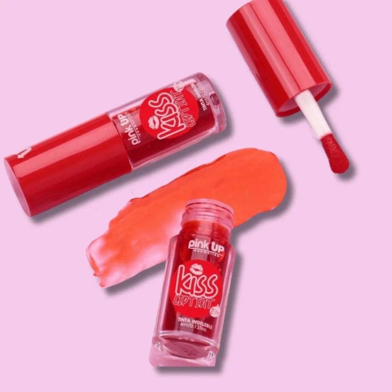 Labial Kiss Lip Tint Pink Up 24 Hrs
