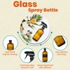 Amber Glass Spray Bottles For Cleaning Solutions (4 Pack) -