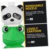 Ipetboom 2Pcs Multi Function Portable Travel Bottles Cartoon Panda Frog