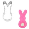 R&M Candy Bunny 3.75" Stainless Steel Cookie Cutter, Silver