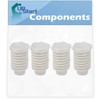 4-Pack 49621 Leveling Foot Replacement for Whirlpool YLEN2000KQ0 Dryer -