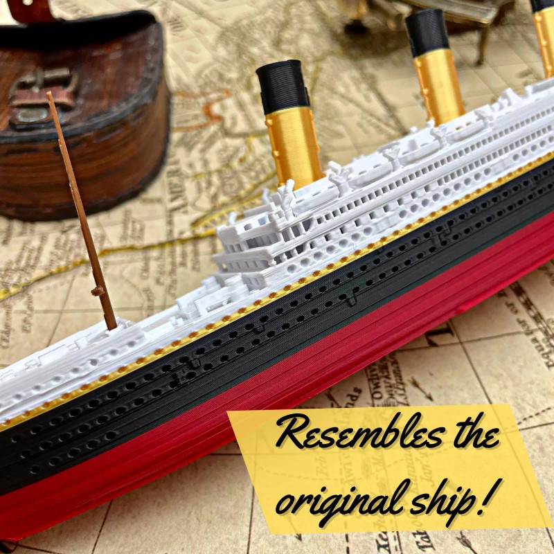 12” RMS Titanic Model, Titanic Toys For Kids, Model Titanic