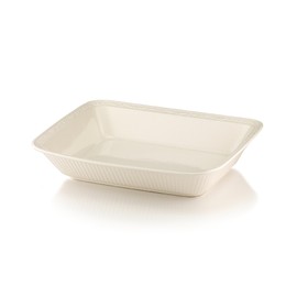Mikasa Italian Countryside Lasagna Baking Dish, White, 13.25-Inch-by-10.5-Inch - DD900-633