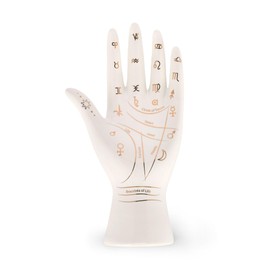 LEGAMI - The Future's In Your Hands, Ceramic Jewellery Box Jewellery Box for Rings, Bracelets and Necklaces, 10 x 19.5 x 5 cm