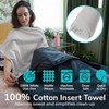 REVIIV Sauna Blanket Towel Insert - 2 Pack Light Grey