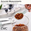 COOK WITH COLOR Measuring Cups Set and Measuring Spoon Set,