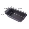TH2010 Molde Rectangular Panque Pan Antiadherente Acero Inox Postre