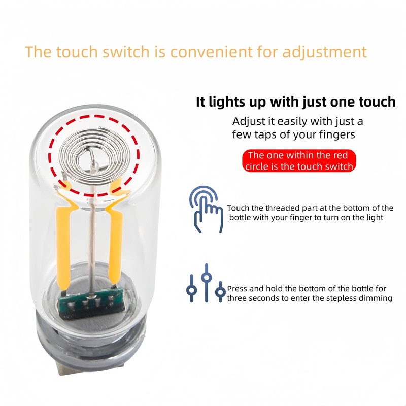 Snaptrol USB Car Interior Lights Touch Adjustable - Retro Atmosphere